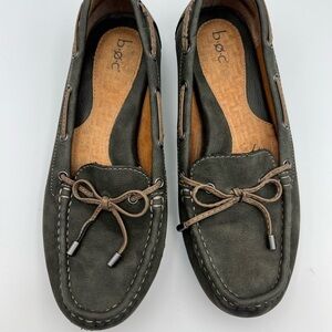 b.o.c.‎ Dark Green / grayish Loafers with Bow Detail